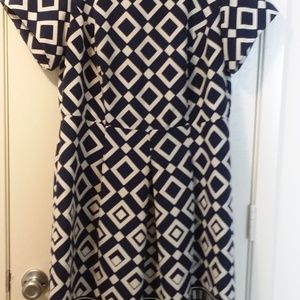 Shelby and Palmer Geometrical dress size 14